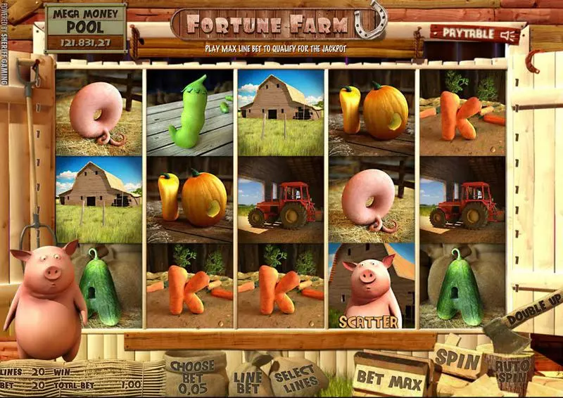 Fortune Farm Sheriff Gaming Progressive Jackpot Slot