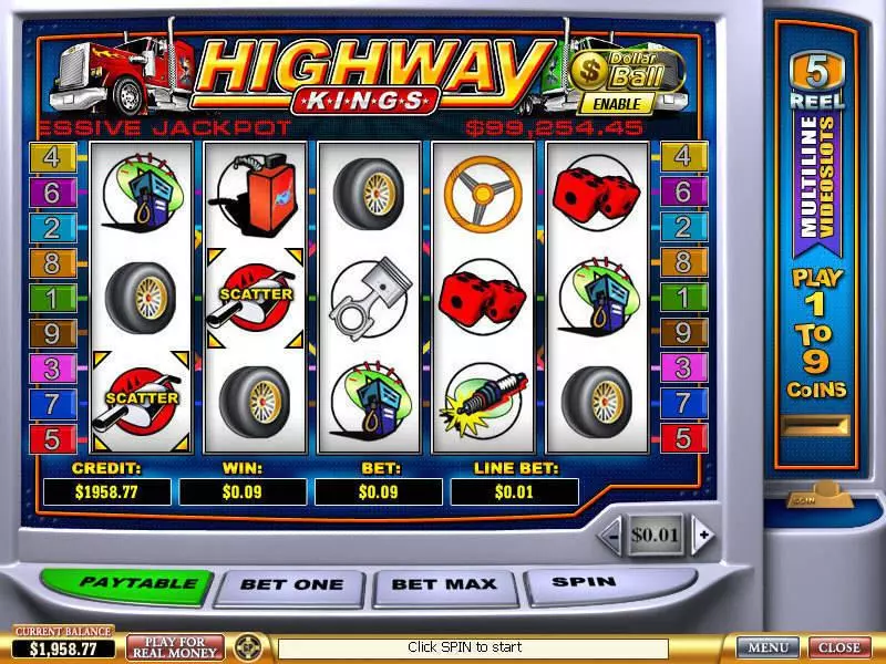 Highway Kings PlayTech Progressive Jackpot Slot