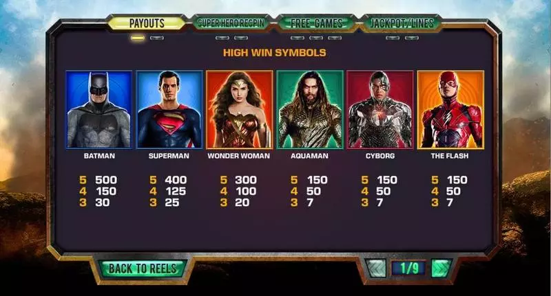 Justice League PlayTech Progressive Jackpot Slot