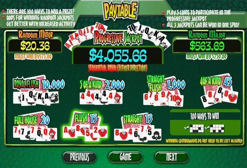 Reel Poker WGS Technology Progressive Jackpot Slot
