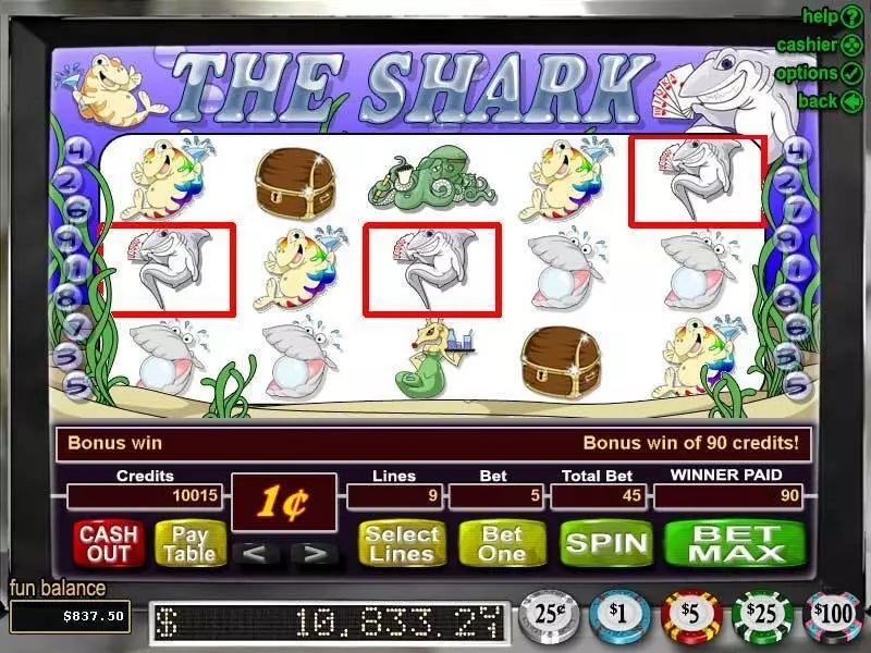 The Shark RTG Progressive Jackpot Slot